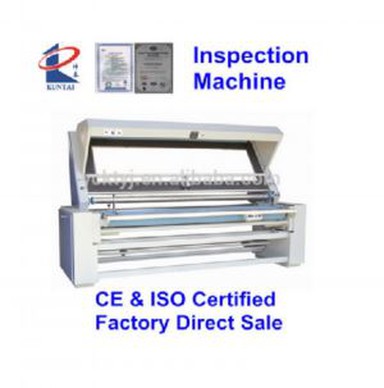 बुना हुआ कपड़ा, कपड़ा, कपड़ा निरीक्षण मशीन